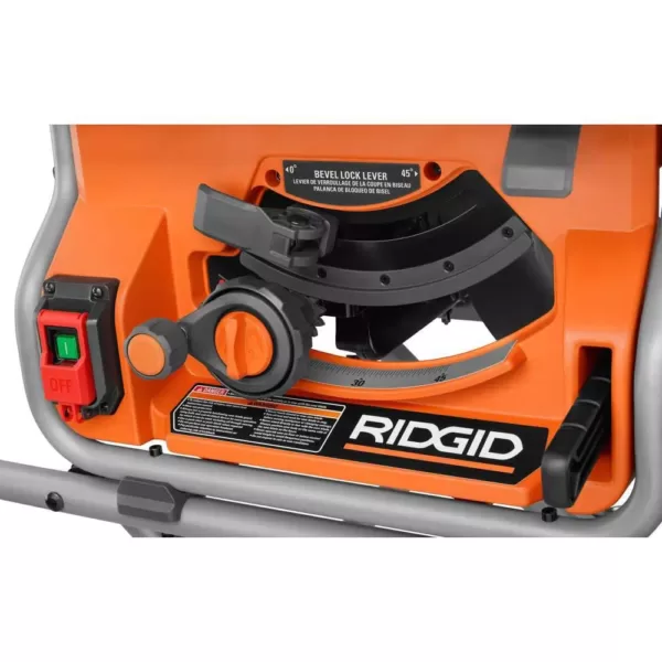 RIDGID 10 in. Pro Jobsite Table Saw with Stand and 16-Gauge 2-1/2 in. Straight Finish Nailer