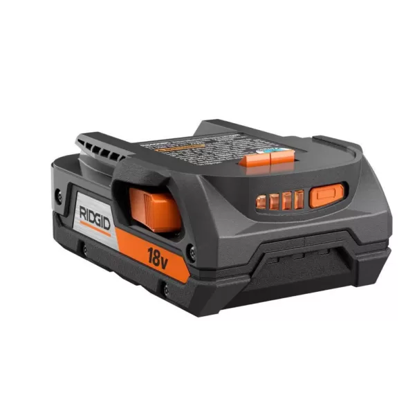 RIDGID 18-Volt Lithium-Ion Cordless 2-Speed 1/2 in. Compact Drill/Driver Kit with 2 Ah Battery, Charger, and Tool Bag