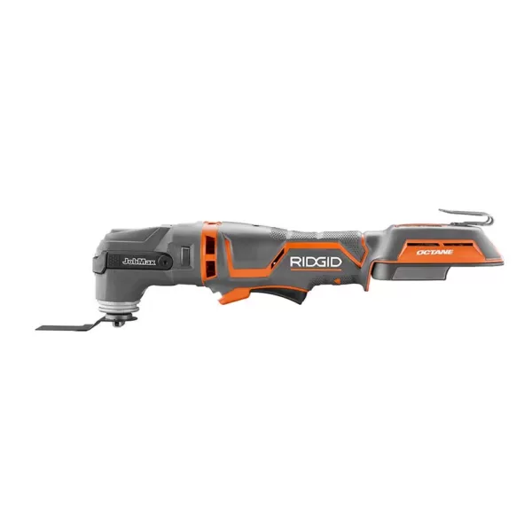 RIDGID 18-Volt OCTANE Cordless Brushless JobMax Multi-Tool with Tool-Free Head