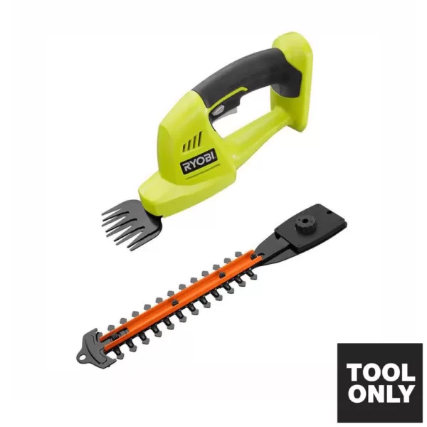 RYOBI ONE+ 18-Volt Lithium-Ion Cordless Battery Grass Shear and Shrubber Trimmer (Tool Only)