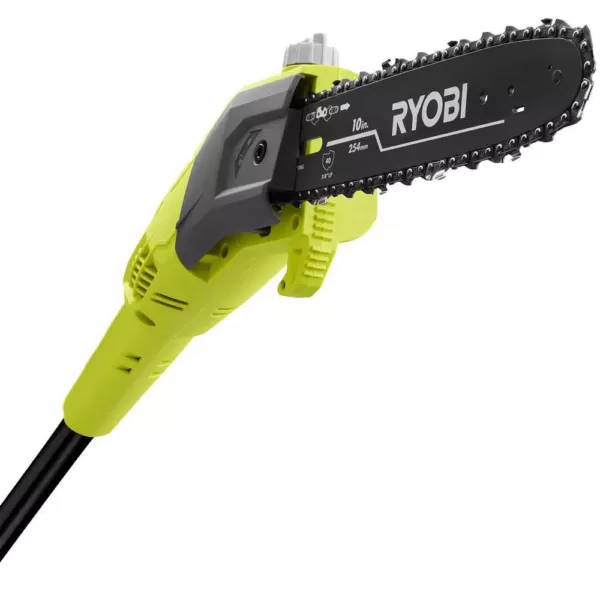 RYOBI 110 MPH 525 CFM 40-Volt Lithium-Ion JetFan Leaf Blower and 10 in. 40-Volt Pole Saw with4.0Ah Battery andCharger Included