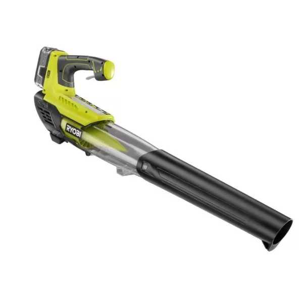 RYOBI Reconditioned ONE+ 100 MPH 280 CFM 18-Volt Lithium-Ion Cordless Leaf Blower - 4.0 Ah Battery and Charger Included