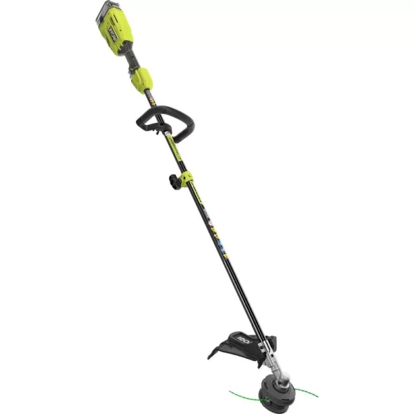 RYOBI ONE+ 18-Volt Cordless Attachment Capable Brushless String Trimmer and Pruner, 4.0 Ah Battery and Charger Included