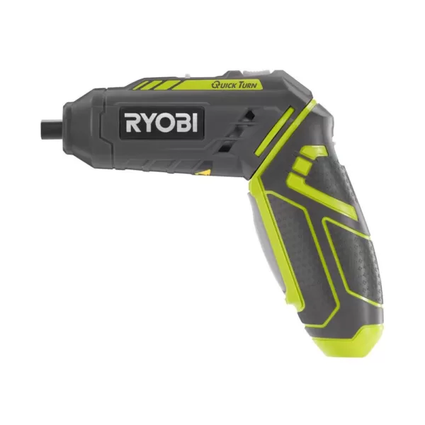 RYOBI 4-Volt QuickTurn Lithium-Ion Cordless 1/4 in. Hex Screwdriver Kit with 18-Volt ONE+ 40-Watt Soldering Iron