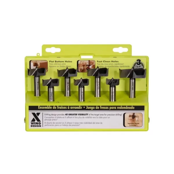 RYOBI Forstner Bit Set (7-Piece)