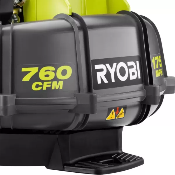 RYOBI 175 MPH 760 CFM 38cc Gas Backpack Leaf Blower