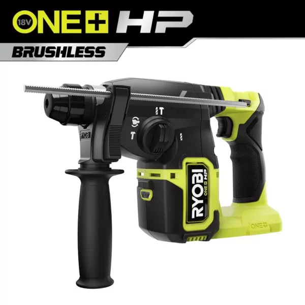 RYOBI ONE+ HP 18V Brushless Cordless 1 in. Rotary Hammer Drill (Tool Only)