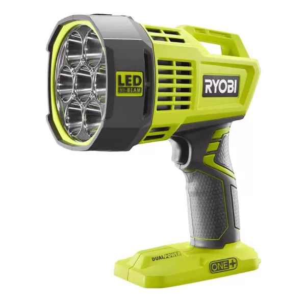 RYOBI 18-Volt ONE+ Hybrid LED Spotlight (Tool Only) with 12-Volt Automotive Cord