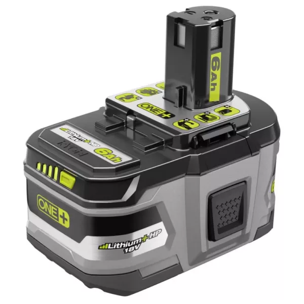 RYOBI 18-Volt ONE+ Lithium-Ion 6.0 Ah LITHIUM+ HP High Capacity Battery