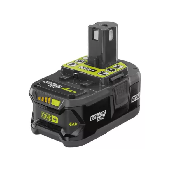 RYOBI 18-Volt ONE+ Lithium-ion Cordless 4-Tool Combo Kit with Free 18-Volt ONE+ 4.0 Ah LITHIUM+ HP High Capacity Battery