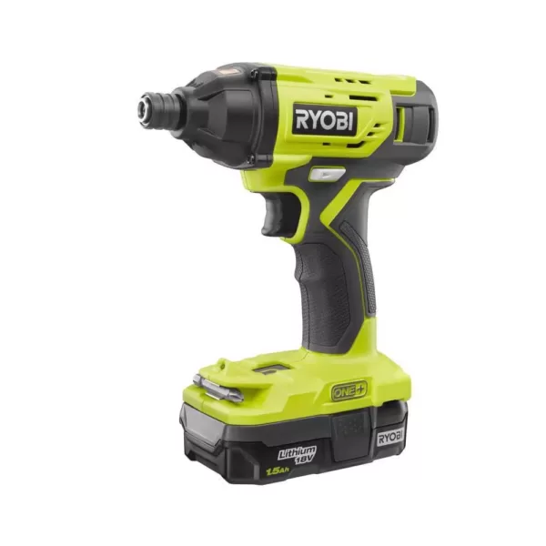 RYOBI 18-Volt ONE+ Cordless 6-Tool Combo Kit w/ (2) Batteries, Charger & Bag w/ BONUS Drill & Drive Kit (60-Piece)