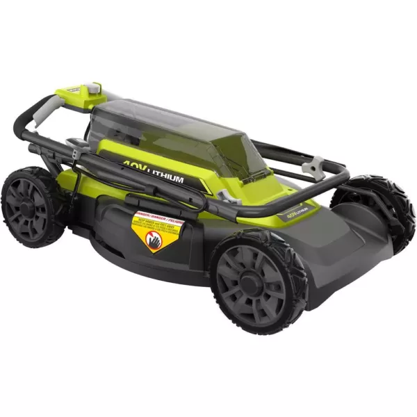 RYOBI 18 in. 40-Volt 2-in-1 Lithium-Ion Cordless Battery Walk Behind Push Mower 4.0 Ah Battery/Charger Included