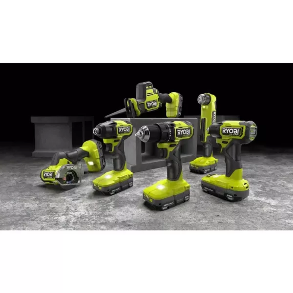 RYOBI ONE+ HP 18V Brushless Cordless Compact 3/8 in. Right Angle Drill (Tool Only)