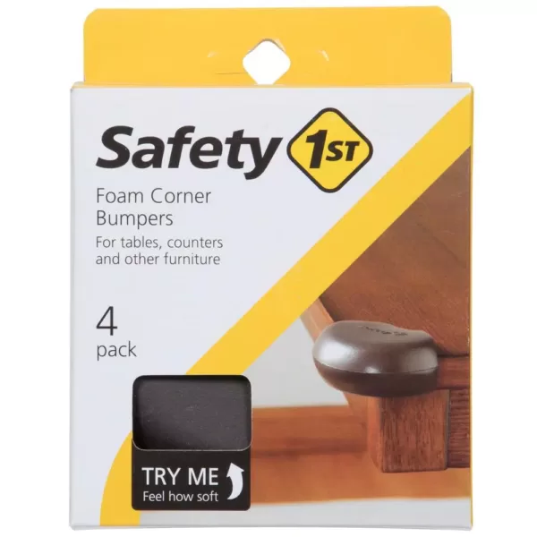 Safety 1st Espresso Foam Corner Bumpers (4-Pack)