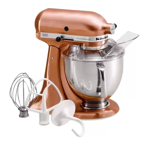 KitchenAid Custom Metallic 5 Qt. 10-Speed Satin Copper Stand Mixer