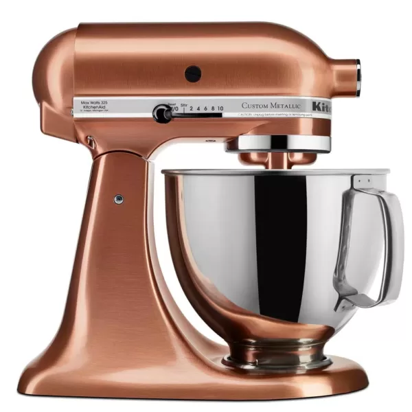 KitchenAid Custom Metallic 5 Qt. 10-Speed Satin Copper Stand Mixer