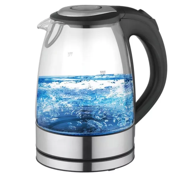 Better Chef 7-Cup Glass and Stainless Steel Cordless Electric Tea Kettle