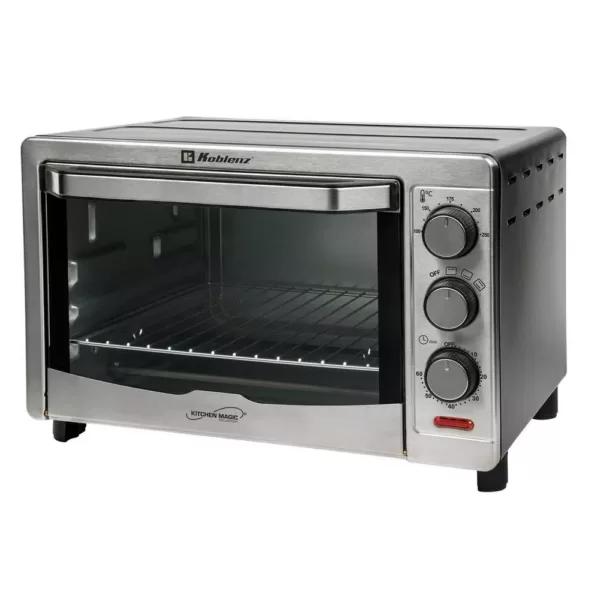 Koblenz Kitchen Magic Collection Silver 24-Liter Convection Oven