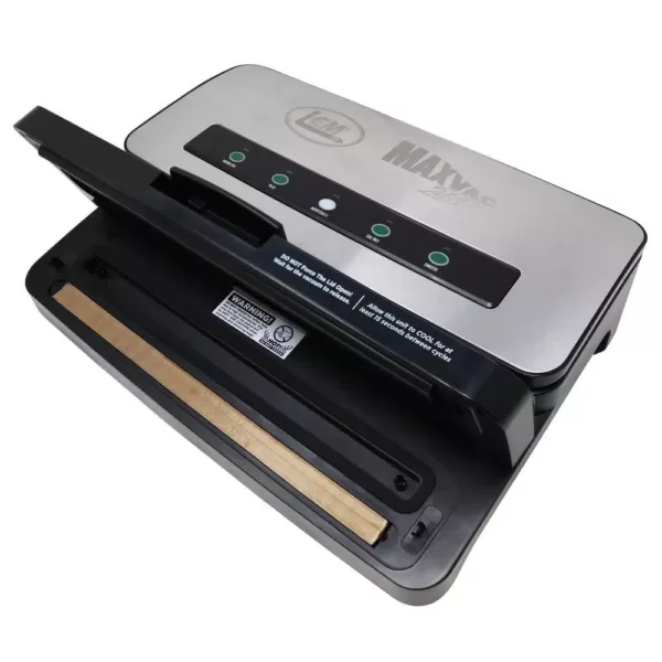 LEM Stainless Steel Vacuum Sealer with Bag Cutter and Holder