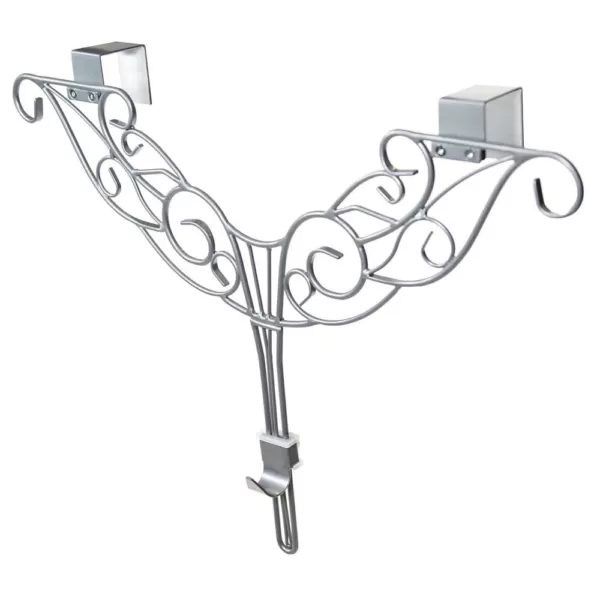 Village Lighting Company 19 in. Silver Antler Adjustable Wreath Hanger