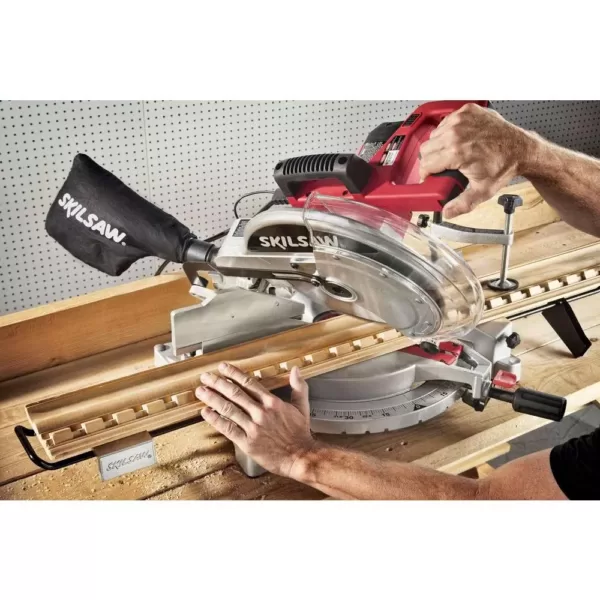 Skil 15 Amp Corded Electric 12 in. Compound Miter Saw with Quick-Mount System and Laser