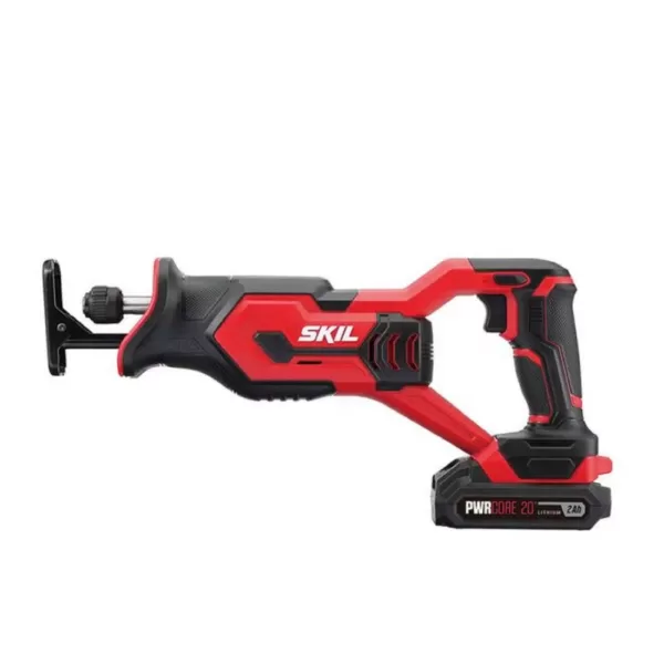 Skil PWRCORE 20-Volt Lithium-Ion Cordless Compact Reciprocating Saw Kit