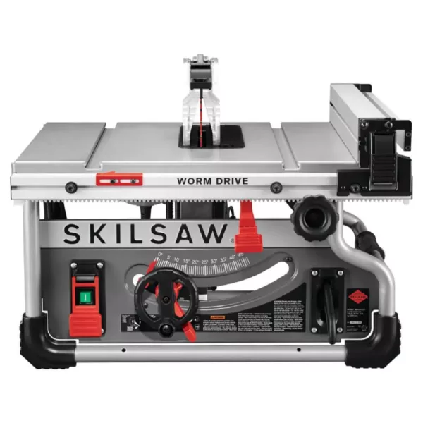 SKILSAW 8-1/4 in. 15 Amp Corded Electric Portable Worm Drive Table Saw, Diablo Blade