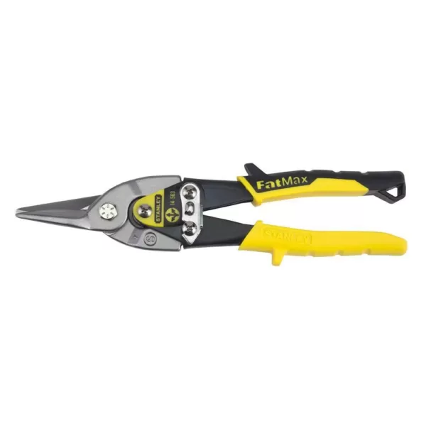 Stanley 10 in. FatMax Straight Cut Compound Action Aviation Snip