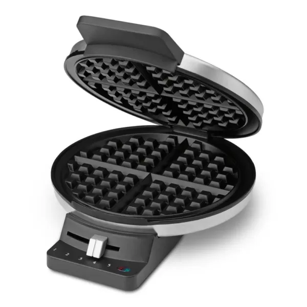 Cuisinart Single Waffle Stainless Steel American Waffle Maker with Recipe Book