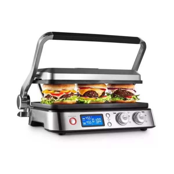 DeLonghi Livenza All-Day 261 sq. in. Stainless Steel Indoor Grill