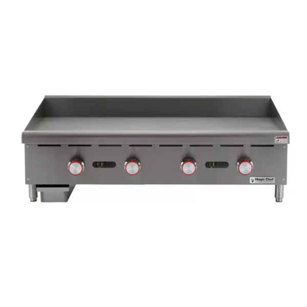 Magic Chef 48 in. Commercial Thermostatic Countertop Griddle