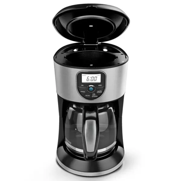 BLACK+DECKER 12-Cup Programmable Coffeemaker in Stainless Steel