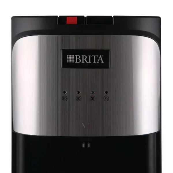 Brita Bottom-Loading Water Cooler with Built-In Filter, Stainless-Steel, Never Buy Plastic Bottled Water Again