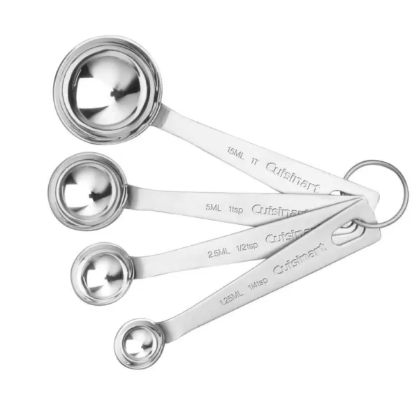 Cuisinart 4-Piece Stainless Steel Measuring Spoon Set