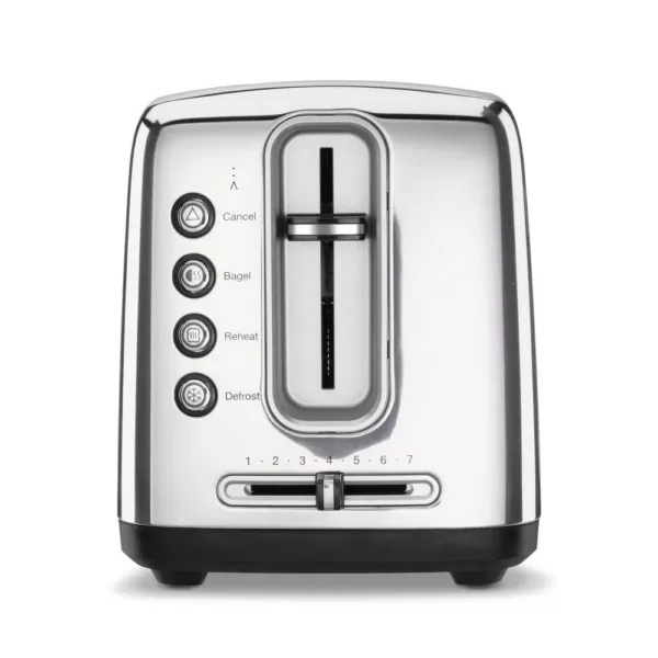 Cuisinart Artisan Bread 2-Slice Stainless Steel Long Slot Toaster with Crumb Tray