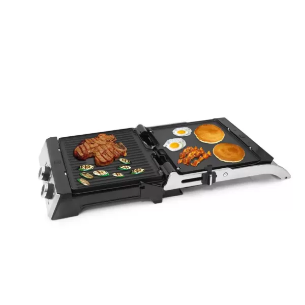 Elite 99 sq. in. Stainless Steel Indoor Grill and Griddle