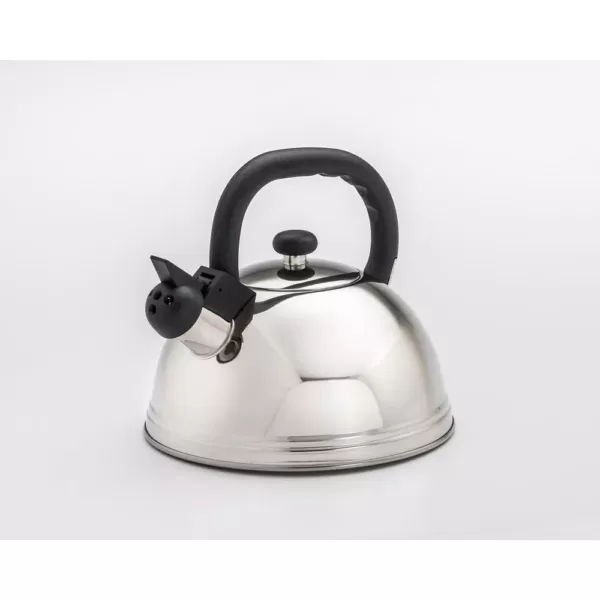 ExcelSteel 3 Qt. Stainless Steel Whistling Teakettle