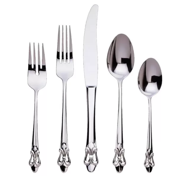 Ginkgo Fleur de Lis 20-Piece Service for 4