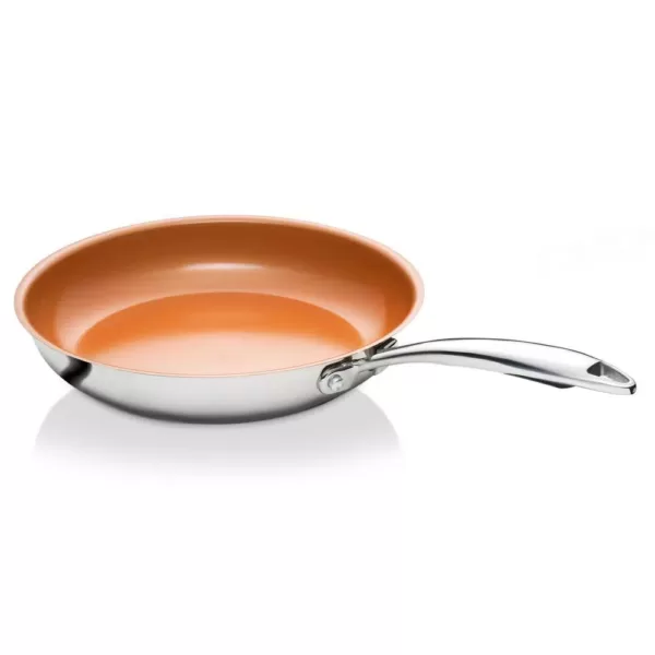 Gotham Steel 10 in. Stainless Steel Non-Stick Ti-Cerama Frying Pan