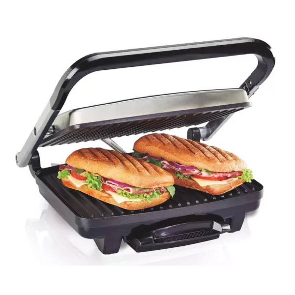 Hamilton Beach Stainless Steel Panini Press and Indoor Grill