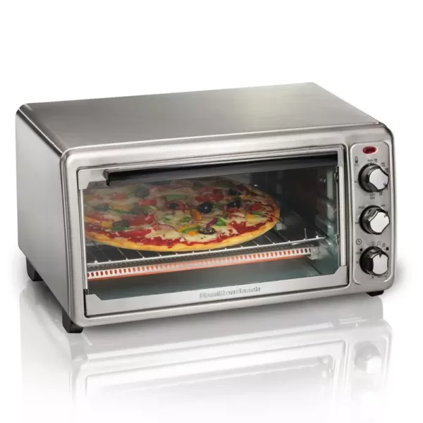 Hamilton Beach 1440-Watt 6-Slice Stainless Steel Toaster Oven