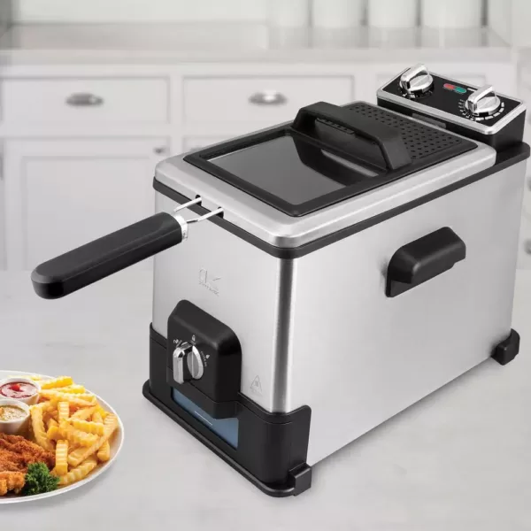 KALORIK 4.0 L XL Deep Fryer with Oil Filtration System