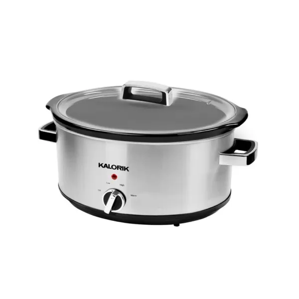 KALORIK 6.5 Qt. Stainless Steel Slow Cooker