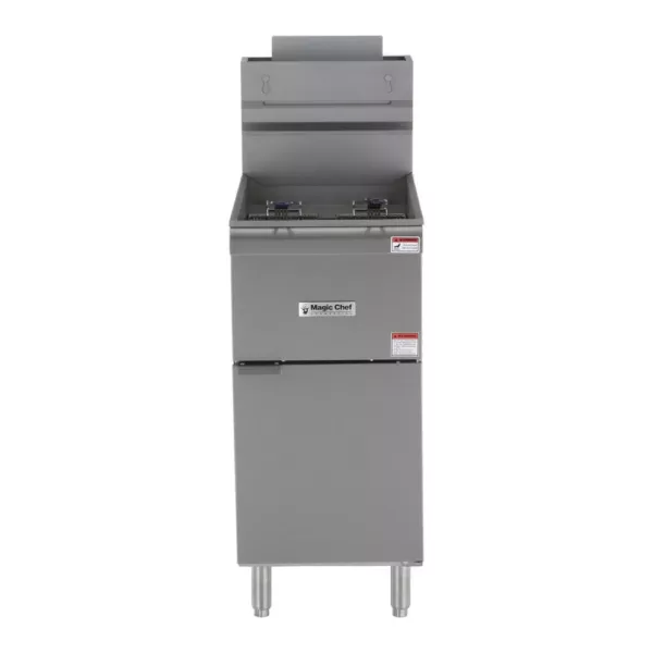 Magic Chef 20 Qt. Stainless Steel Commercial Propane Gas Fryer