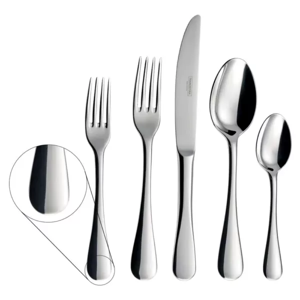 Tramontina Classic 45-Piece 18/10 Stainless Steel Flatware Set