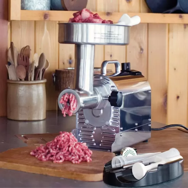 Weston Pro Series #22 1.5 HP Stainless Steel Electric Meat Grinder