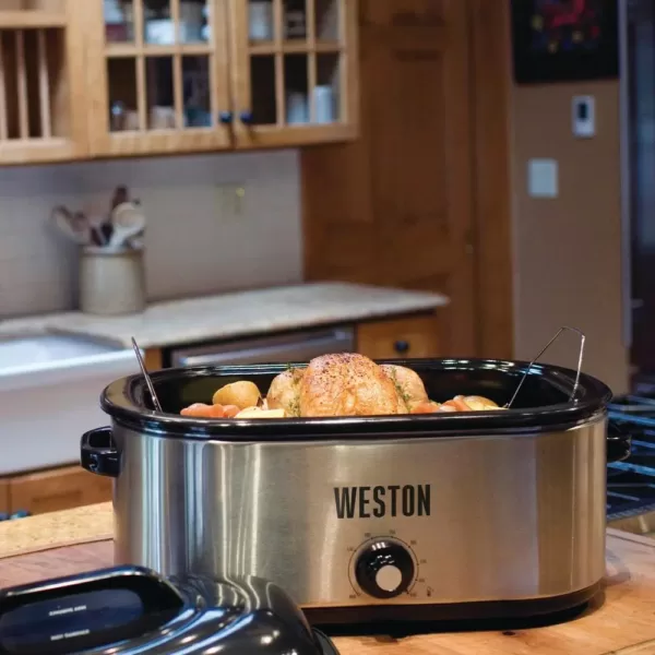 Weston 22 Qt. Stainless Steel Roaster Oven