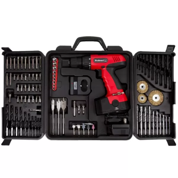 Stalwart 18-Volt 3/8 in. Cordless Drill Set (89-Piece)