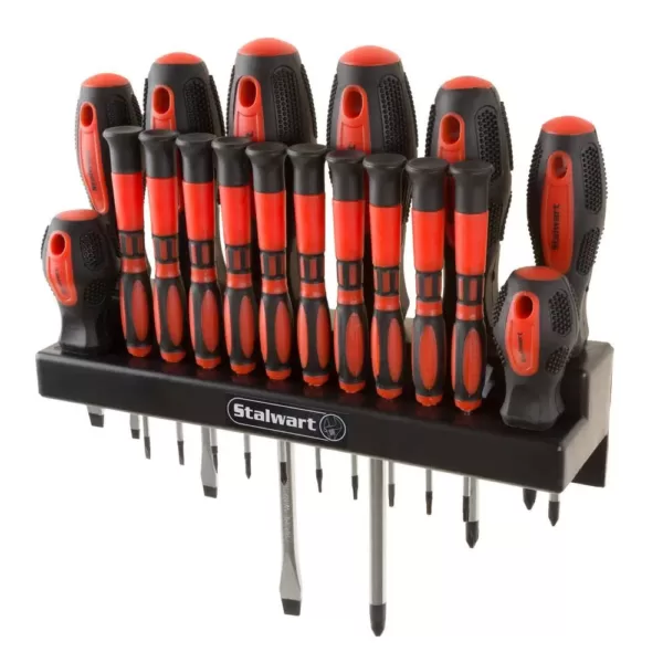 Stalwart Screwdriver Set with Magnetic Tips (18-Piece)