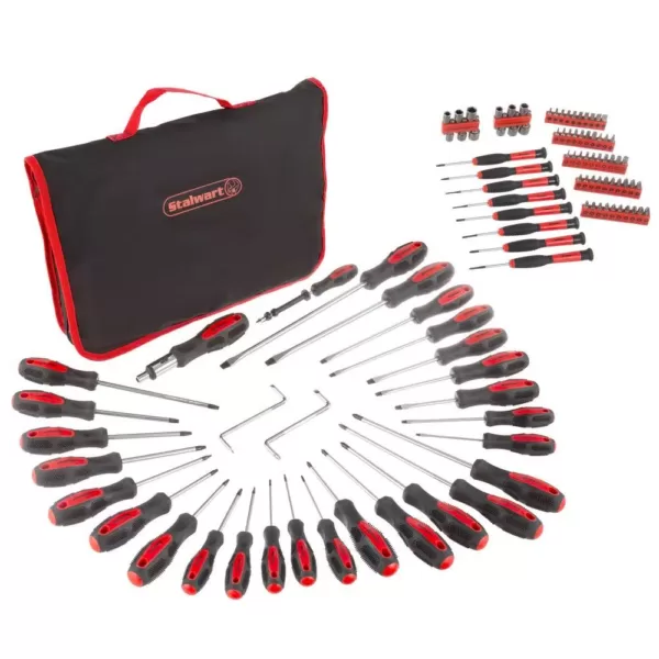 Stalwart Screwdriver Set with Carry Bag (100-Piece)